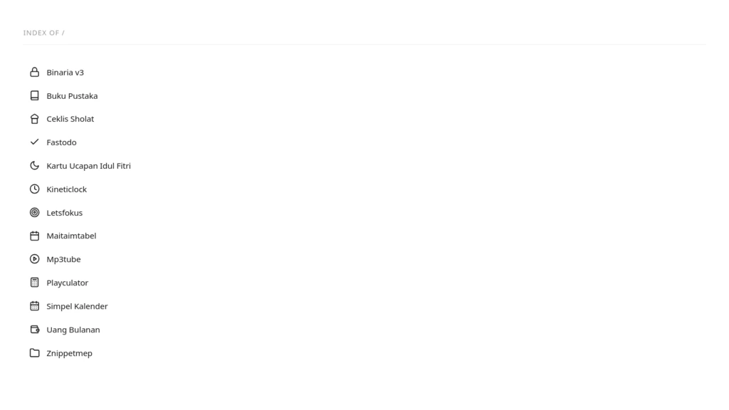My All Personal Web Apps